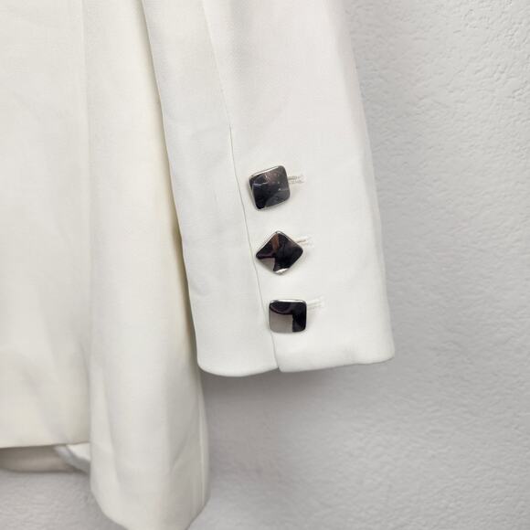 Retrofete Cream Blazer Size Small Single Breasted Fully Lined - Picture 7 of 12